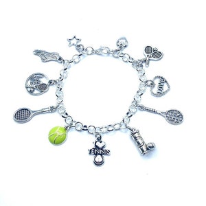 Tennis Charm Bracelet