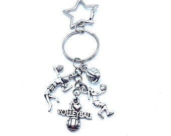 Volleyball Keychain Bag Charm