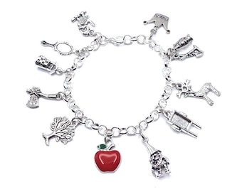 Snow White Charm Bracelet Fairytale Charms