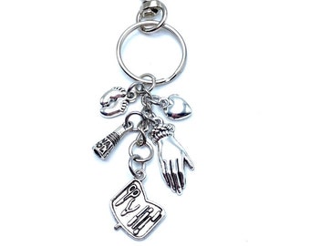 Nail Technician Keychain Purse Charm Manicurist Salon