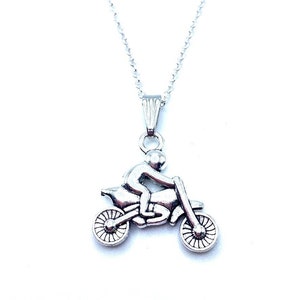 Dirt Bike Rider Necklace Motocross image 1