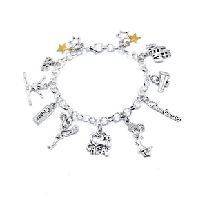Cheerleader Charm Bracelet Cheerleading