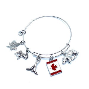 Canada Bracelet Canadian May Be Personalized