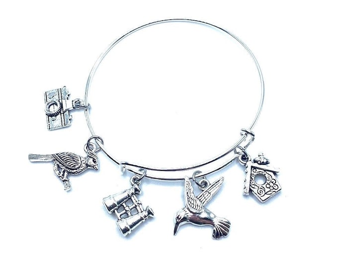 Bird Watcher Bracelet May Be Personalized