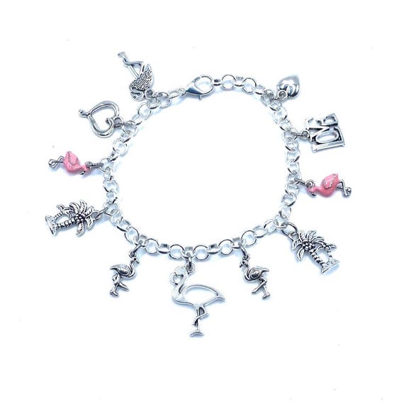 Flamingo Charm Bracelet