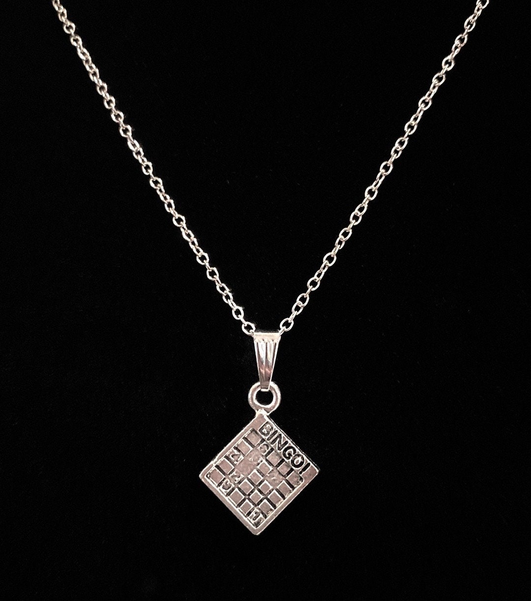 BINGO Necklace May Be Personalized Etsy