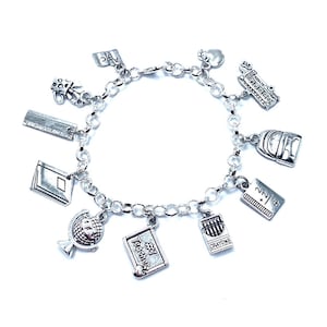 Teacher Charm Bracelet School Charms