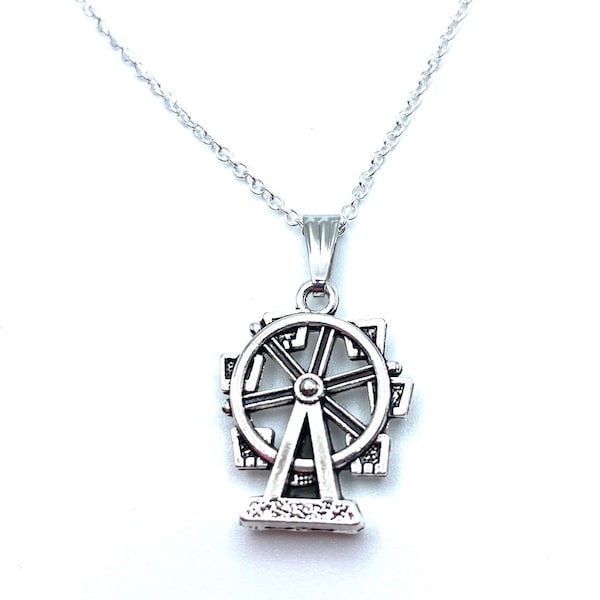 Ferris Wheel Necklace May Be Personalized