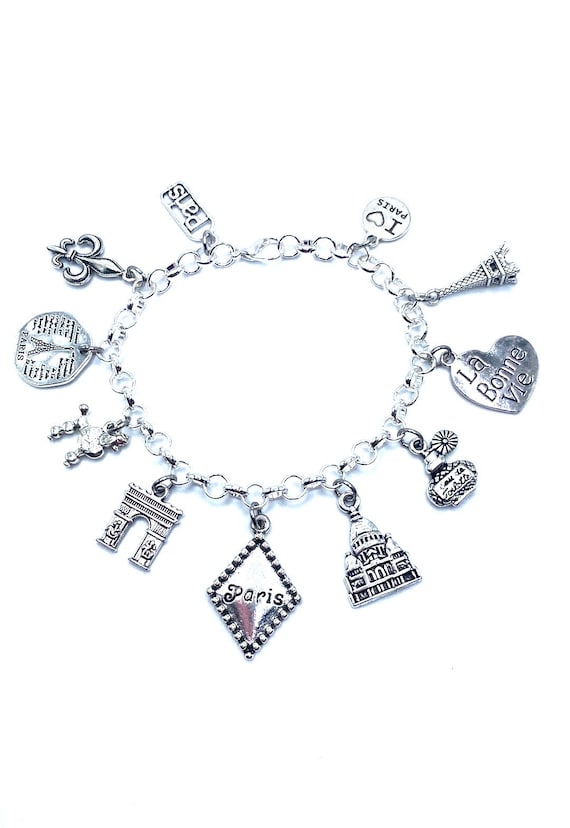 Ebay Heart Charm Bracelet James Avery Cool Springs Paris France