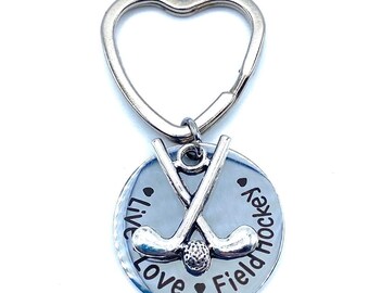 Field hockey Keychain Bag Charm