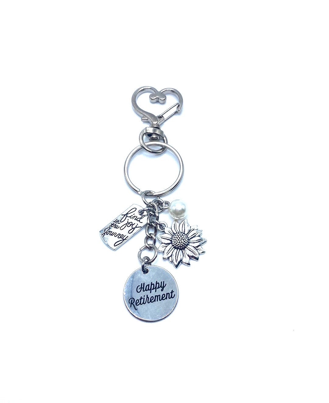 Retirement Keychain Bag Charm May Be Personalized - Etsy