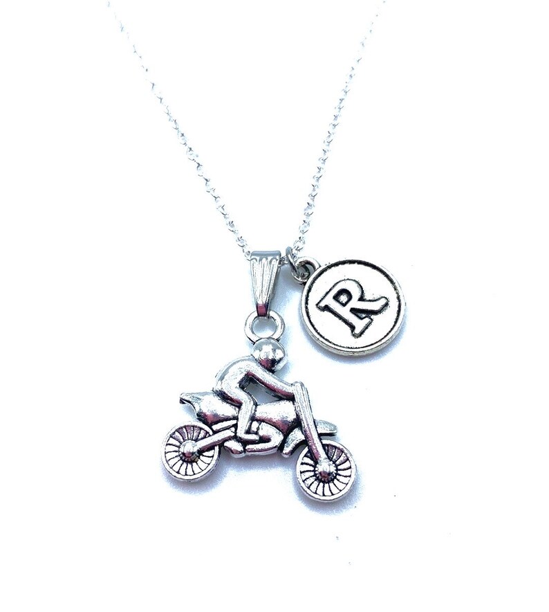 Dirt Bike Rider Necklace Motocross image 5