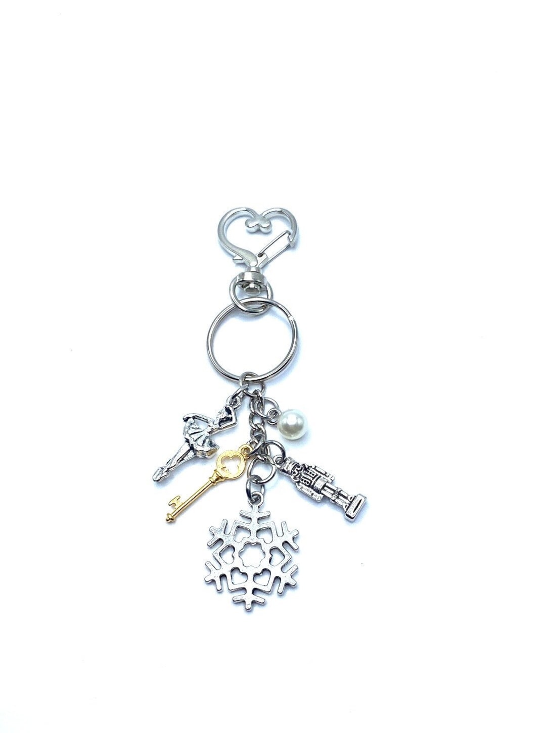 Christmas Nutcracker Keychain Bag Charm Ballet May Be Personalized Etsy