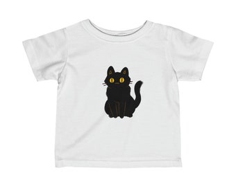 Black Cat Baby T-shirt