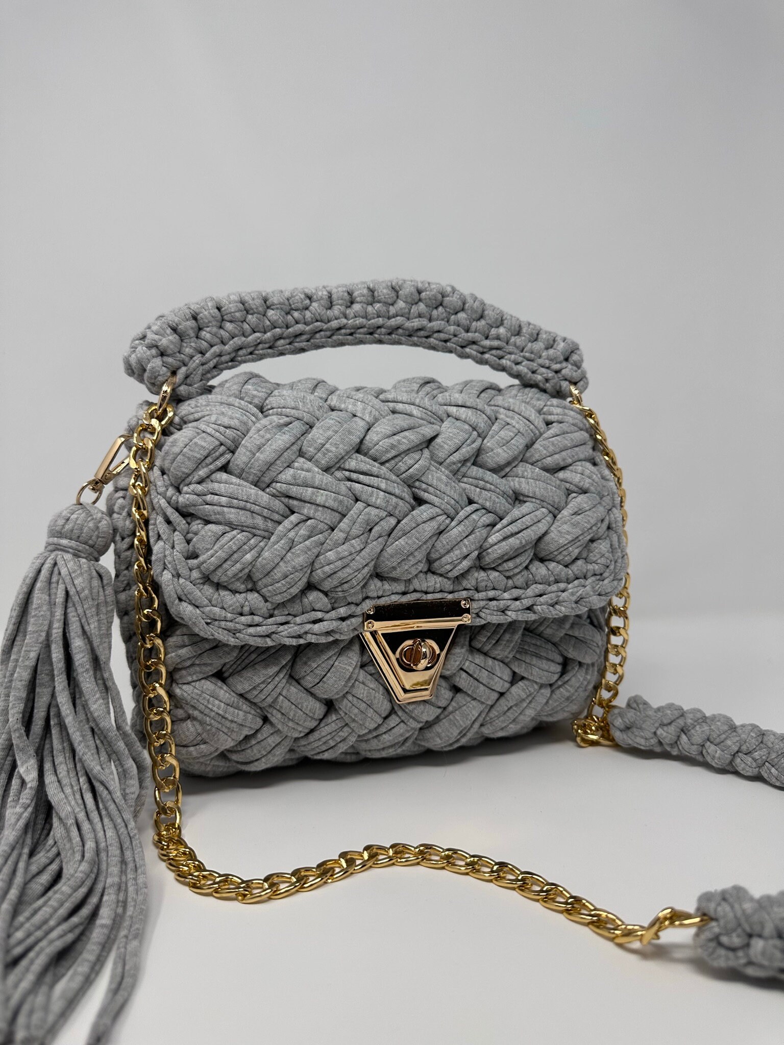 chain design stitch bag | KNUTH MARF