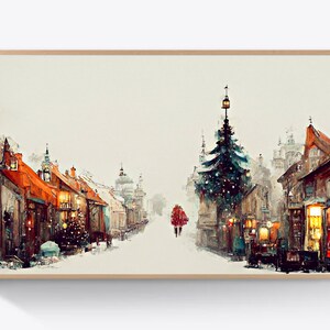 Samsung Frame TV Artwork for Winter, Christmas, Snow Season, Digital Download and Printables