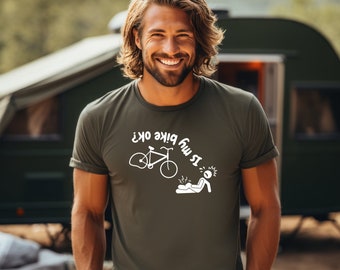 Is My Bike Ok? Tee, Funny Bicycle Shirt, Funny Cycling Shirt, Bike Gift, Bike Shirt, Bicycle Shirt, Bicycle shirt, Biking Tee, Bicycle Gift