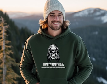 Beauty Hockey Hoodie, Hockey Player Gifts, Hockey Life Sweater, Funny Ice Hockey Gift, Hockey Shirt, Men's Hockey, Hockey Hoodies,Funny Gift