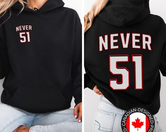 Never 51st State Hoodie, Elbows Up Canada Hoodie, True North Strong and Free, Canadian Hockey Culture, Canada Not for Sale, Canadian Hoodie