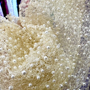 Yellow Beaded fabric,3D mesh fabric,Mesh Materials,mesh fabric by the Yard,fabric