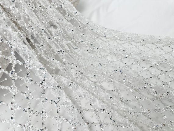 beaded dress material By oli_style_1 , luxury beaded fabric, pink crystal fabric, rhinestone gown fabric, couture dress material, prom dress fabric, evening gown fabric, 3d beaded fabric, mermaid dress fabric, high-shine