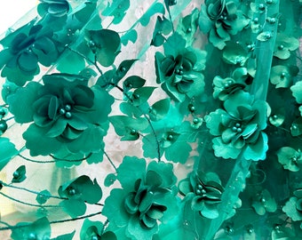 Exquisite Flower Dress or Wedding Decor，wedding lace fabric,mesh fabric,Lace fabric,,dress lace fabric by the yard