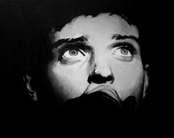 Ian Curtis Fine Art Print (Joy Division, Manchester, Post Punk, 80s, Goth, Unknown Pleasures, Oil Painting, Musician Portrait, Icon)