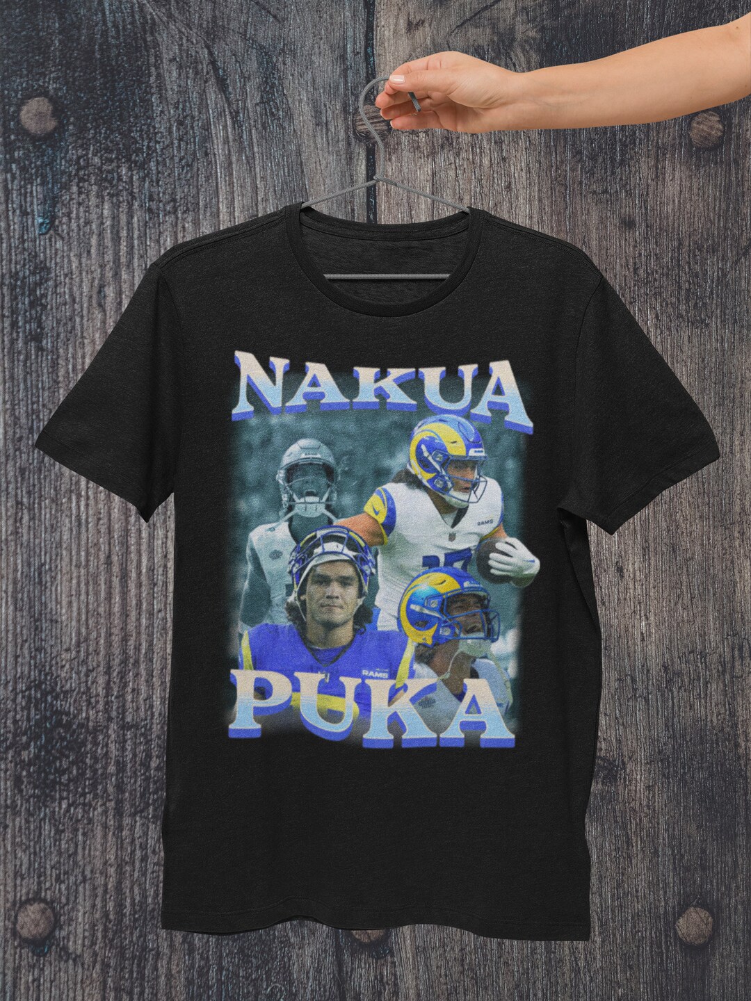 Puka Nacua Graphic Tee Shirt Los Angeles Rams Football Fan - Etsy
