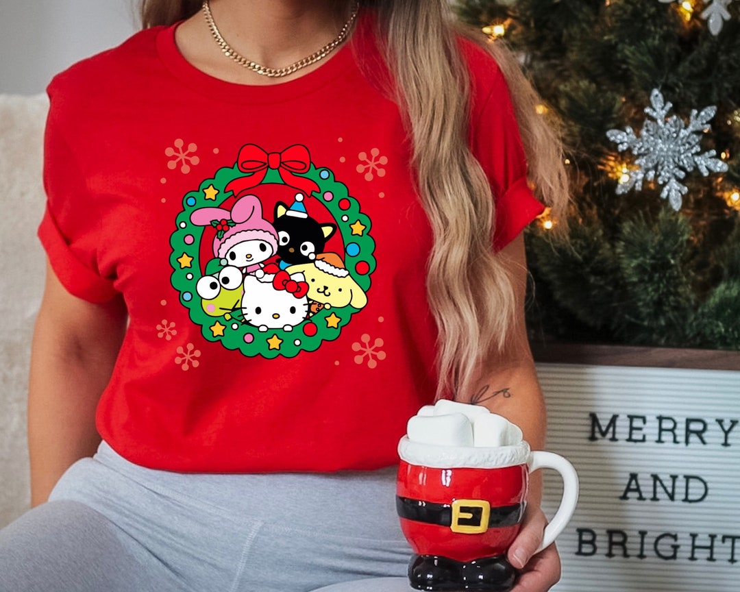 Hello Kitty Shirt, Merry Christmas Shirt, Hello Kitty Christmas Shirt, Disneyland Shirt, Disney