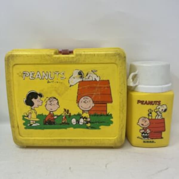 Peanuts Lunch Box Etsy