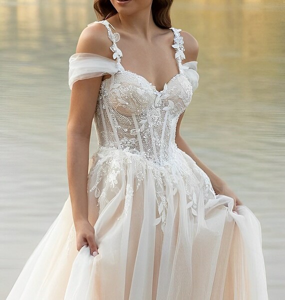 1920s online wedding gown