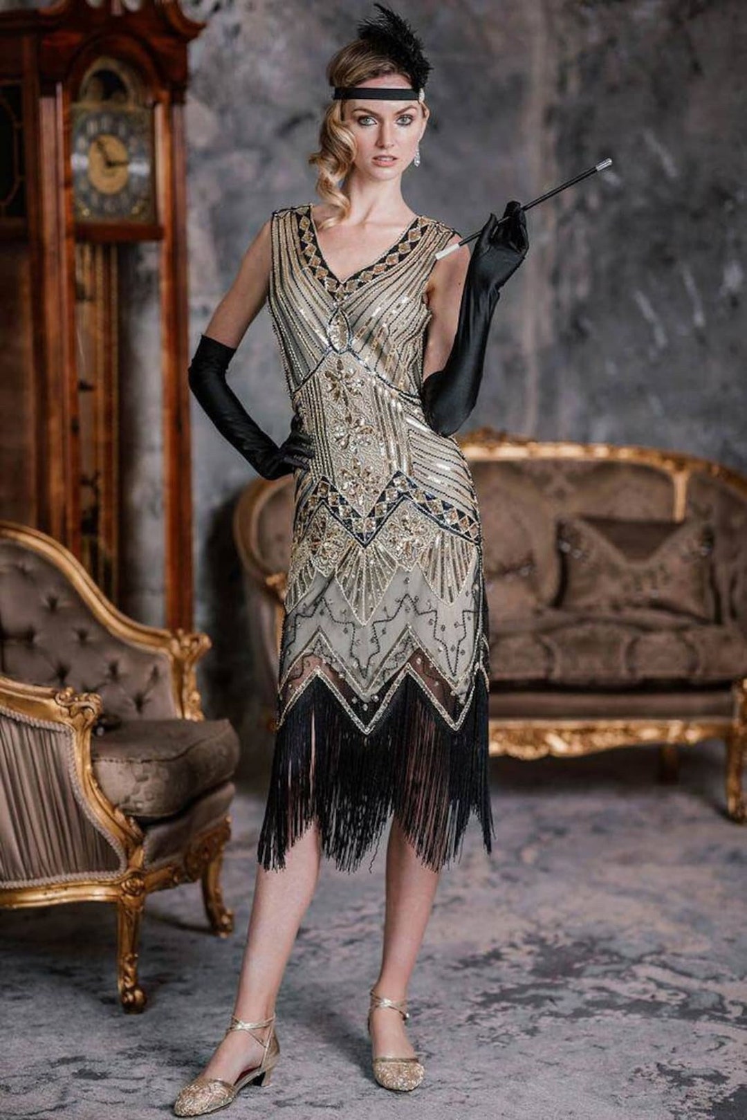 Gatsby Dress Lily Flapper Gatsby Dress 1920s Dress Flapper Etsy