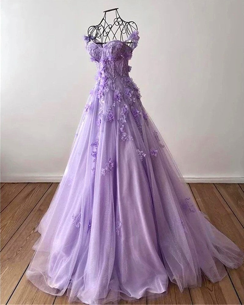 enchanted forest prom dress