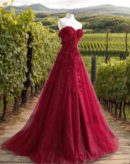 Off Shoulder Dark Red Lace Burgundy Prom Dresses 2022 With Beaded Long  Sleeves Floor Length A Line Formal Evening Gown In Plus Size From  Weddingsalon, $128.23 | DHgate.Com