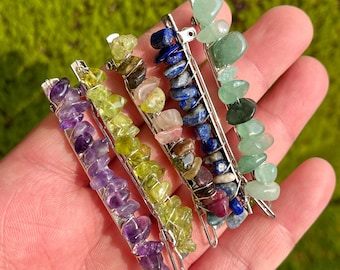 CRYSTAL HAIR CLAW SMALL SAND CRYSTAL HAIR CLAW SMALL SAND