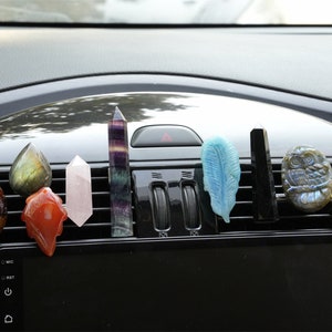 Crystal Car Vent Clip: Gemstone Car Accessories
