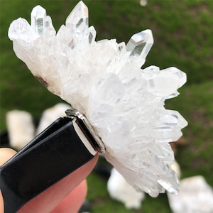 Crystal Cluster Quartz Car Air Vent Clips, Gemstone Car Vent Clips, Mineral Specimens Car Vent Clips, Car Gift, Car Decoration, Gem Stone