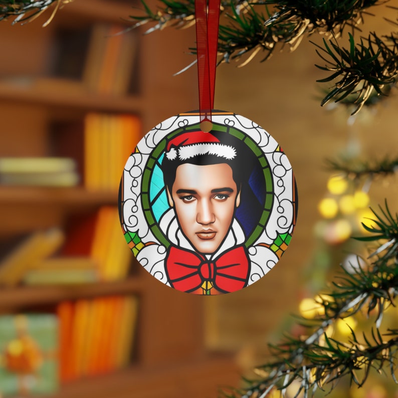 Elvis Christmas Ornaments the King, Music, Gift, Rock, 2023 Etsy