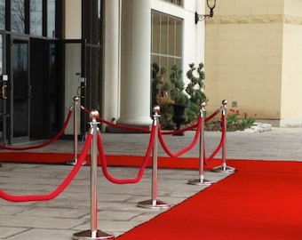Cut To Measure Red Carpet Wedding Birthday Party Celebration Red Runway | Sold Per Foot | 133cm Wide