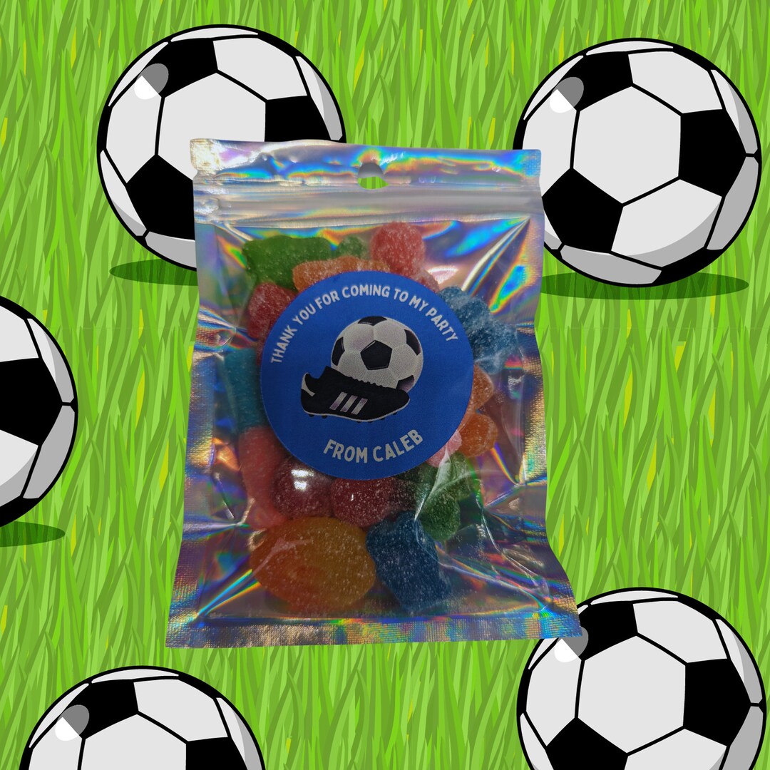 Personalised Football Party Bags Personalised Football Party Etsy UK