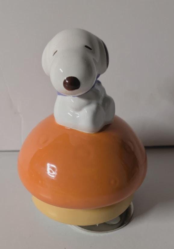 スヌーピー＆ウッドストック50th ピアノミュージックボックス ACアダプター付 Snoopy Music Box - Etsy