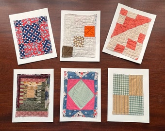 Greetings Cards from Vintage Quilts