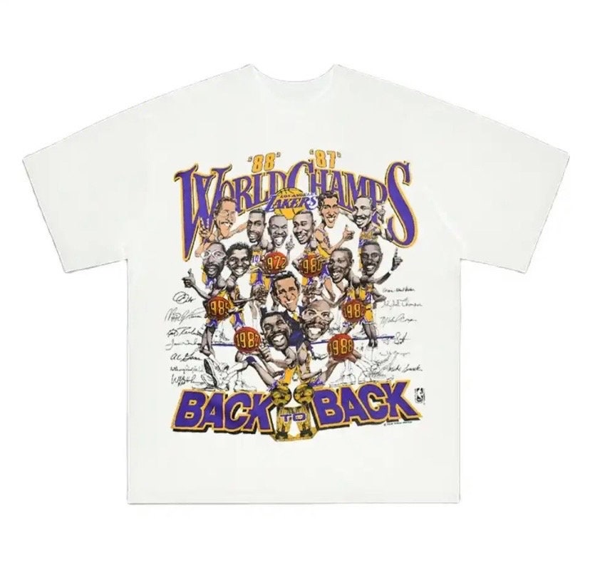 L] A Bathing Ape Bape Vintage Lakers Shooting Shirt Jersey –