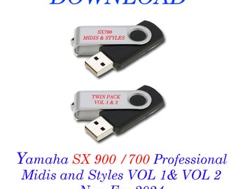 PSR SX 700/900  Professional Styles and Midis. Download Version. New for 2024