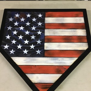 BASEBALL HOMEPLATE FLAG