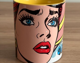 Pop Art Coffee Mug – “Oh No..!” | 11oz Ceramic Mug