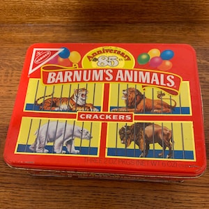 Vintage Barnum's 85th Jubiläum Blechdose