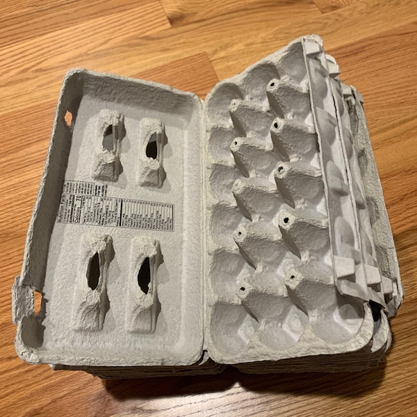 10 Clean Used 18-count Egg Cartons