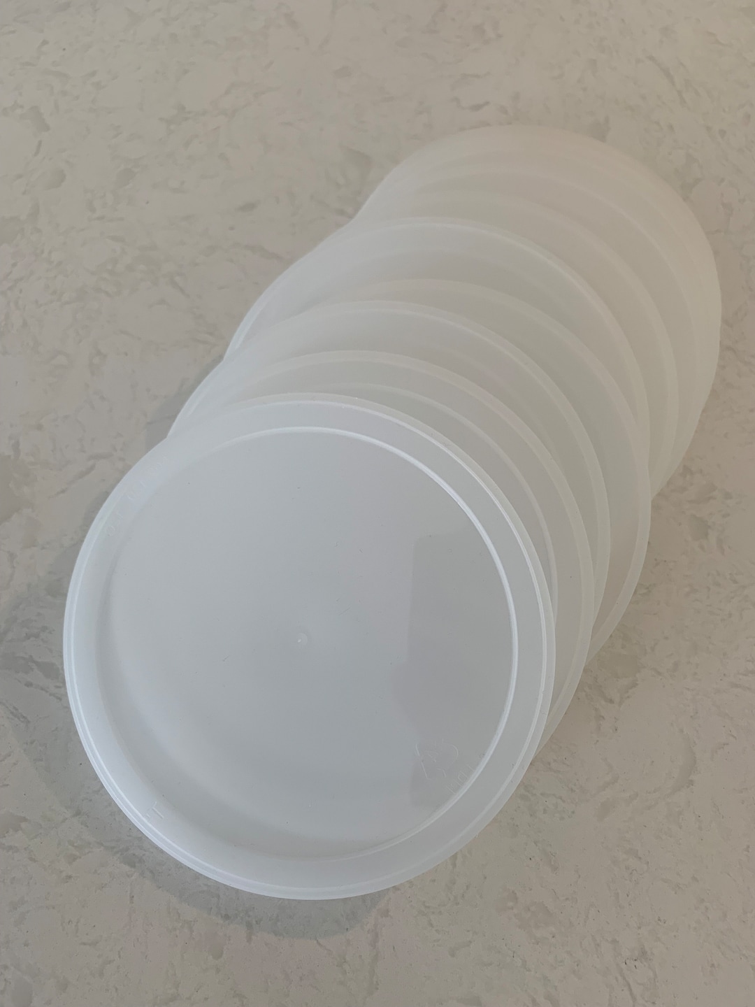 10 Large Plastic Snapon Lids Etsy