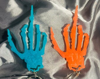 Skeleton Hand Keychain